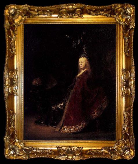 framed  Rembrandt van rijn Minerva, ta009-2